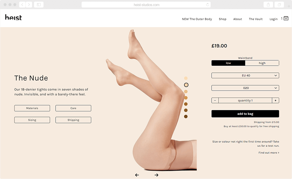 Efficient apparel & fashion solution to deal with a huge amount of orders
